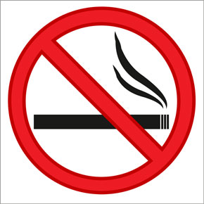Табличка Курение запрещено №4